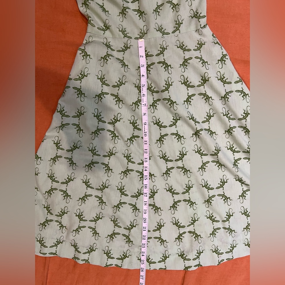 Vintage Lizard Party Dress - Picture 9 of 10